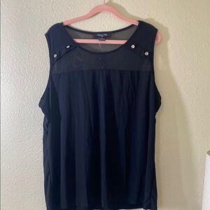 Black Sleeveless Top